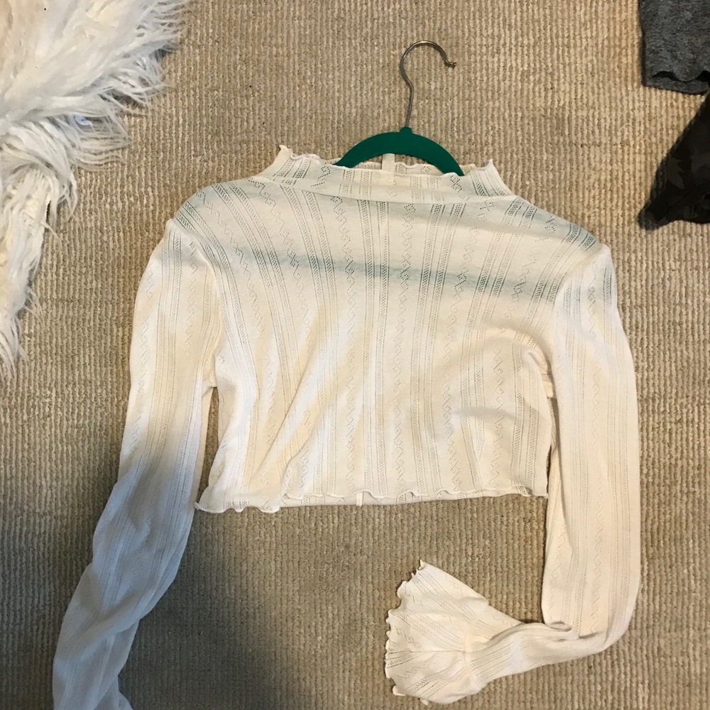Free people white turtle neck